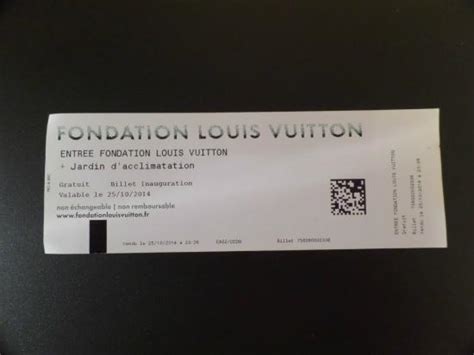 Louis Vuitton tickets